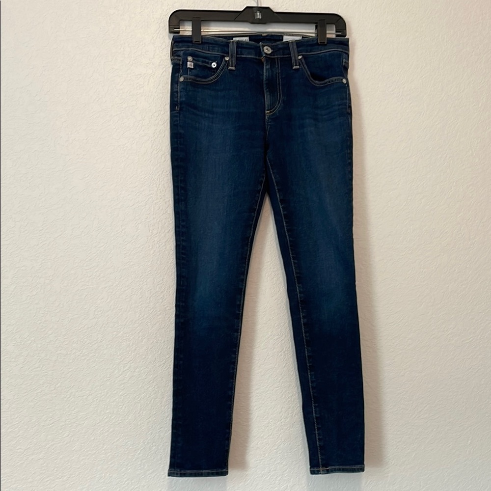 Ag Adriano Goldschmied Blue Slim Straight Jeans